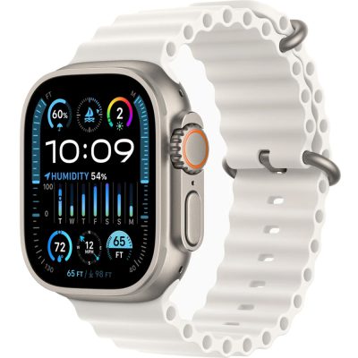 ساعت-هوشمند-اپل-مدل Ultra-2-Titanium-Case Ocean-Band-49mm